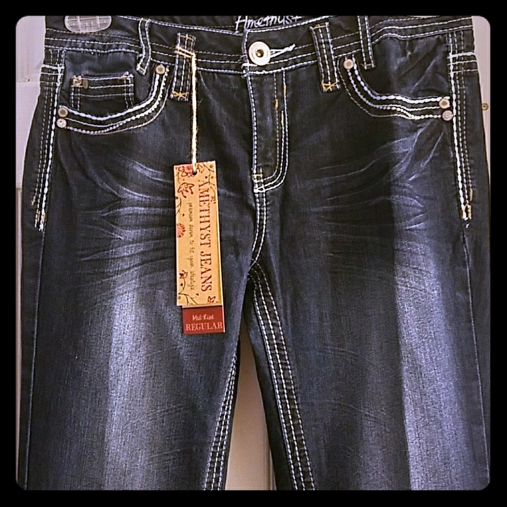 NEW! Amethyst Mid-Rise Boot Cut